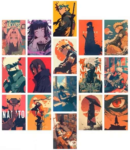 Naruto Wall Posters | Pack of 16 thumbnail 1
