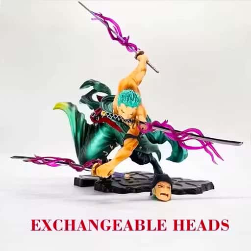 Zoro Action Figure Set (with Dual Head Attachments) thumbnail 2