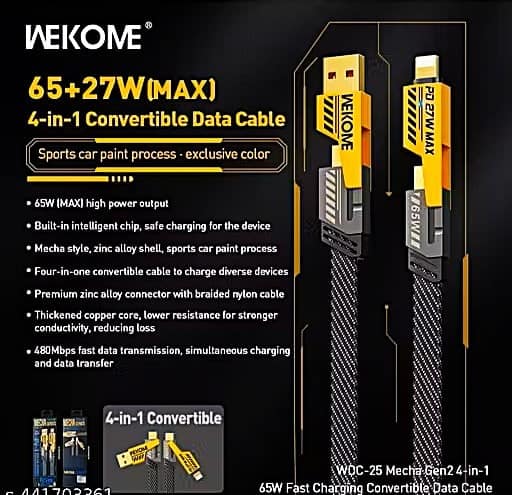 4-in-1 Transforming Cable image 4
