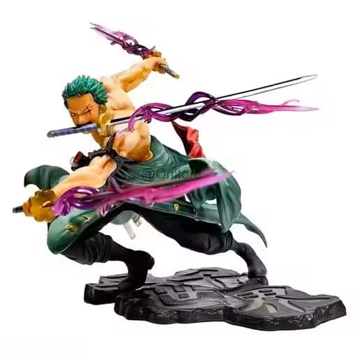 Zoro Action Figure Set (with Dual Head Attachments)